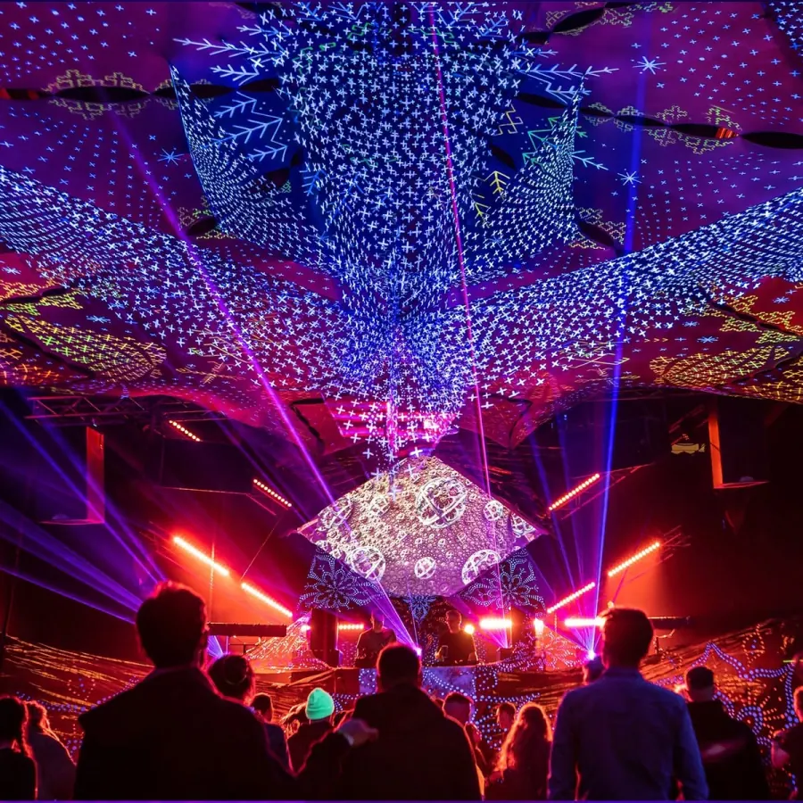 Psychedelic event decoration