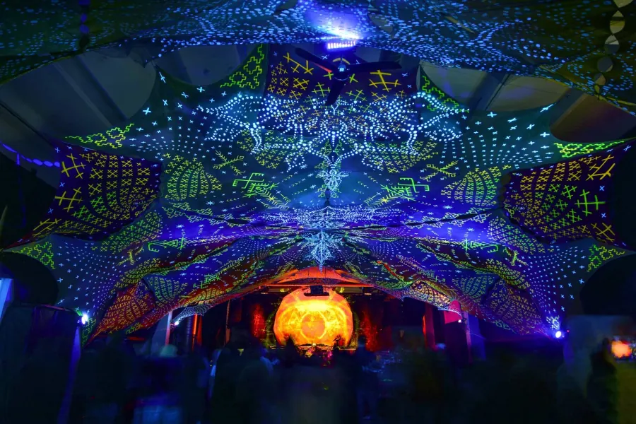 Transcendental Spirit geometric installation